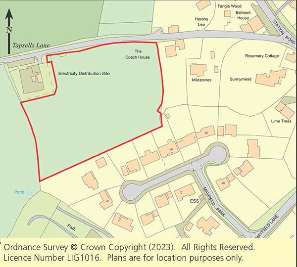 Lot: 57 - WOODLAND EXTENDING TO OVER TWO AND A HALF ACRES -